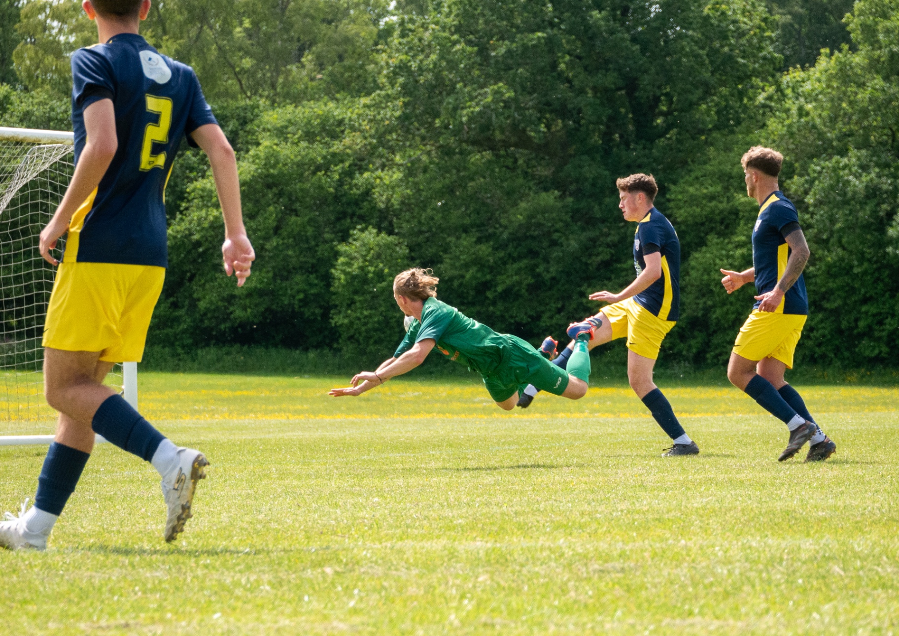 Watcombe Wanderers match action