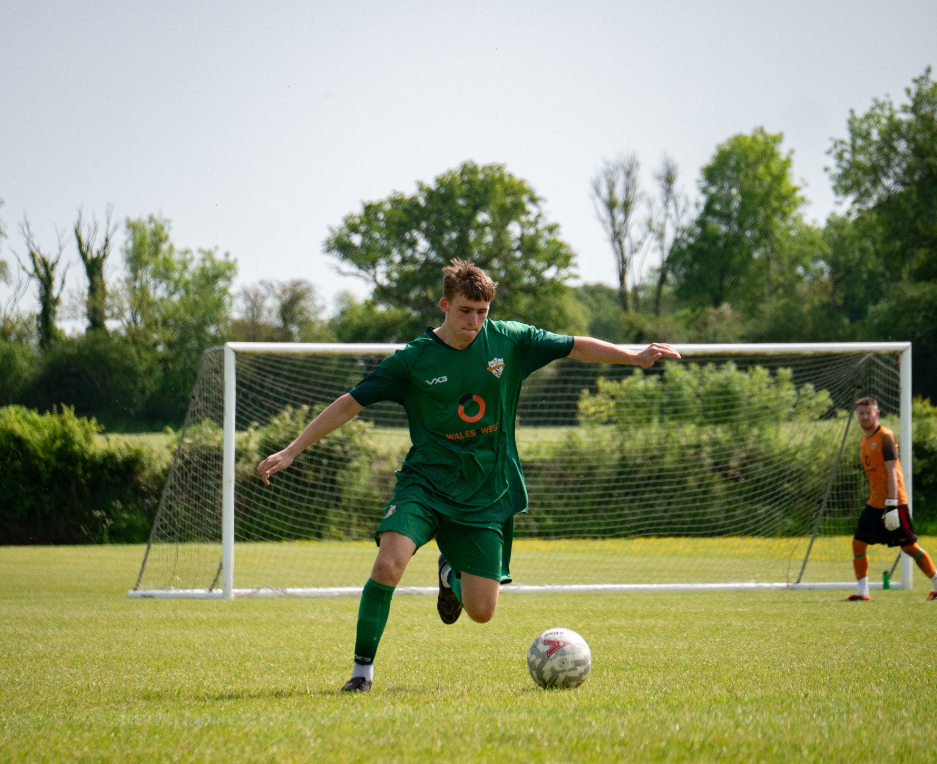Watcombe Wanderers match action