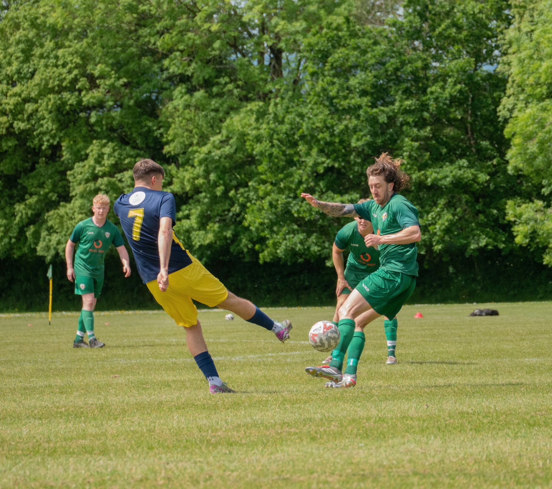 Watcombe Wanderers match action