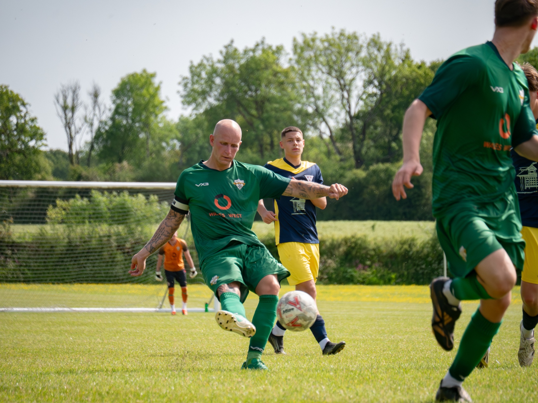 Watcombe Wanderers match action