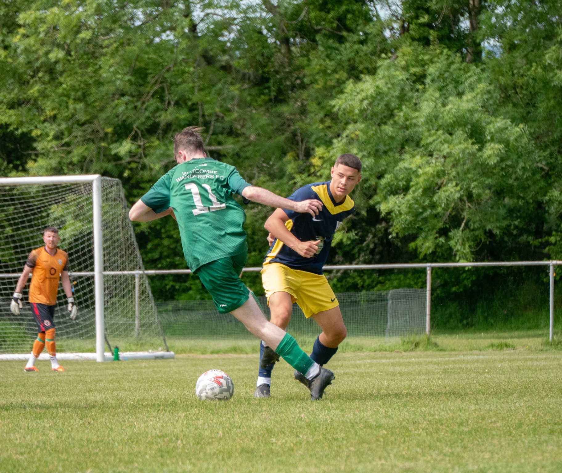 Watcombe Wanderers match action